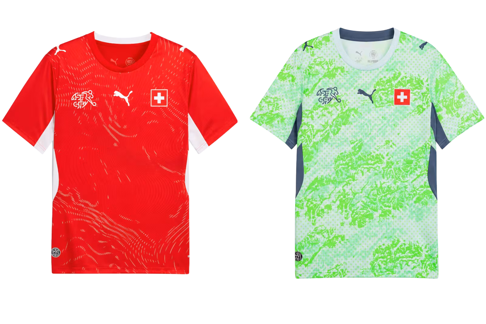 Uniforme da seleção Suíça